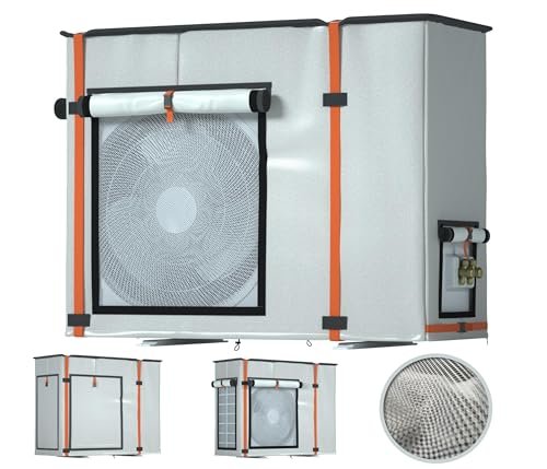 Durable All-Season AC Cover for Mini Split Units, Fits 9000-24000 BTU