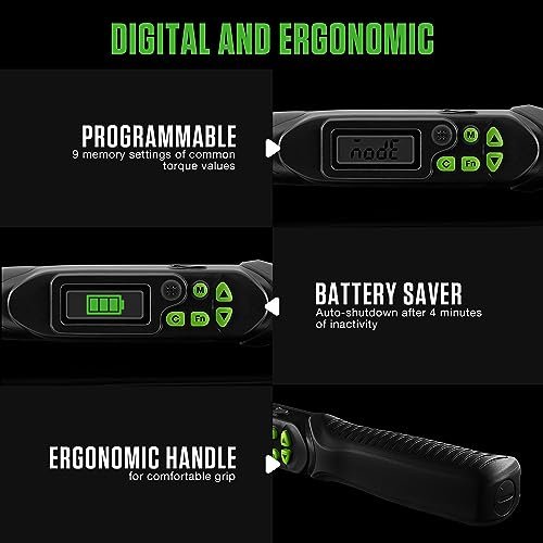 Hilmor Digital Torque Wrench – HVAC & Mini-Split Tool with LCD & Alerts - Image 3