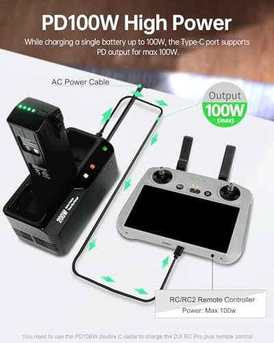 DJI Mavic 3 Pro 200W Fast Charging Hub - Triple Battery Charger - Image 6