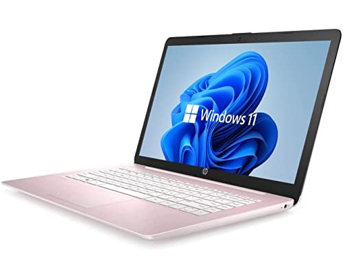 HP 14" Lightweight Laptop: Celeron, 4GB RAM, 64GB SSD, Windows 11, Pink - Image 3