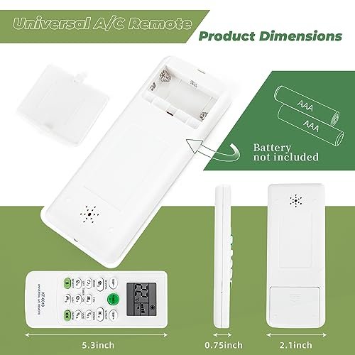 Ultimate Universal AC Remote Control | 6000 Brands LCD Air Conditioner Replacement Clicker - Image 4
