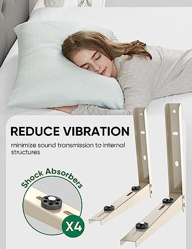 Plusluck Mini Split Wall Mount Bracket – 12,000 BTU, 330 lbs Support - Image 6