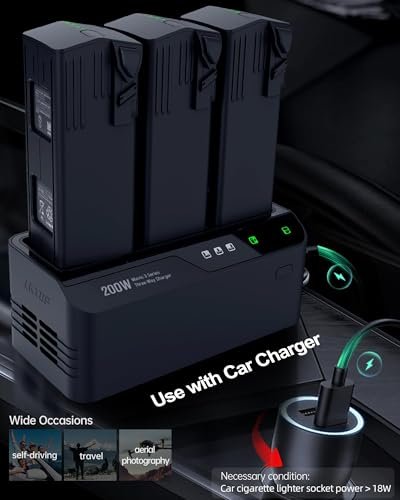 DJI Mavic 3 Pro 200W Fast Charging Hub - Triple Battery Charger - Image 8