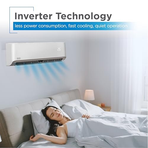 BLACK+DECKER 12,000 BTU Mini Split AC with Heat, 20.8 SEER, 115V, Remote - Image 3