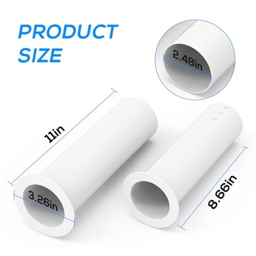 Mini Split Wall Sleeve Cover for AC Line Set with Filter, 8.66" Length - Image 7