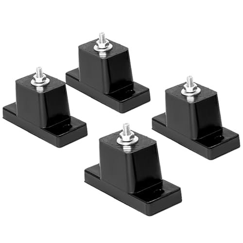 Mini Split AC Mounting Brackets: Rubber Vibration Isolator Pads (4-Pack)