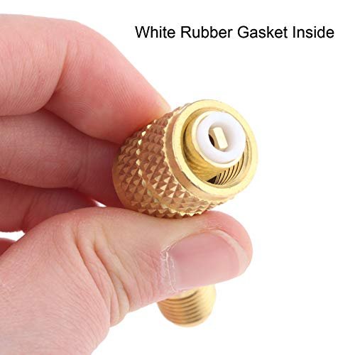 gohantee R410a Adapter 5/16" to 1/4" SAE Swivel for HVAC & AC (2 Pack) - Image 5