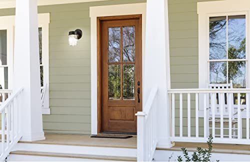 Black Jelly Jar LED Wall Light – Indoor/Outdoor, Energy-Efficient - Image 3