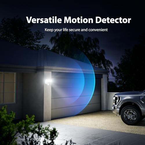 65W Motion Sensor LED Flood Light - Bright 6500lm Outdoor Security Lamp - Image 4