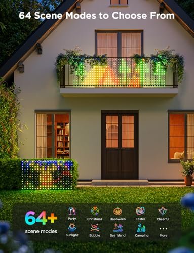 Govee RGBIC Outdoor Net Lights, 480 LEDs, Smart & Waterproof, 64 Modes - Image 5