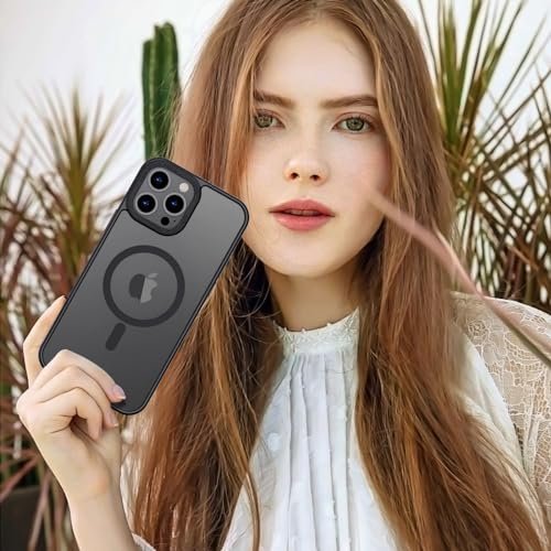 Here's a revised title:
iPhone 13 Pro Max Case MagSafe Magnetic Clear Shockproof Slim Protective Cover - Image 6