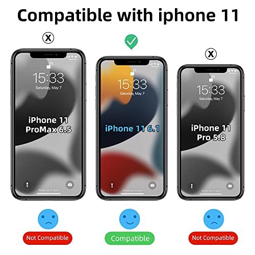 iPhone 11 Rugged Case: Military Drop Protection, Slim Translucent Frosted Green Cover - Image 2