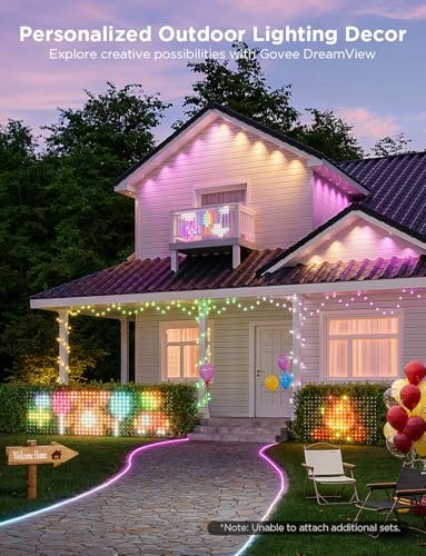 Govee RGBIC Outdoor Net Lights, 480 LEDs, Smart & Waterproof, 64 Modes - Image 4