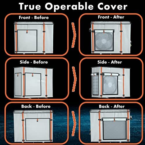 Durable All-Season AC Cover for Mini Split Units, Fits 9000-24000 BTU - Image 3