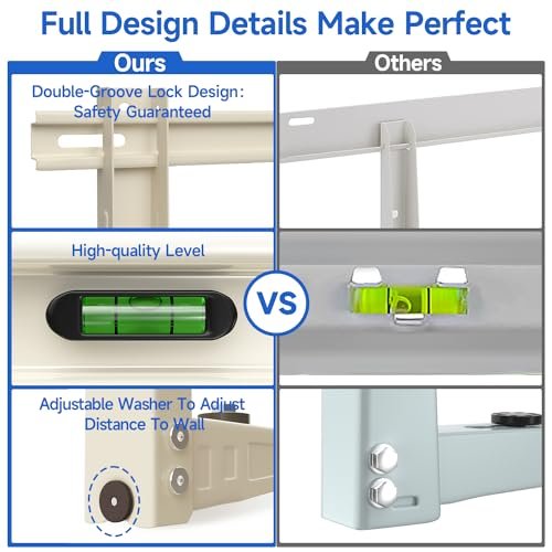 Cestluck Mini Split AC Mounting Bracket with Crossbar, 7,000-12,000 BTU - Image 2