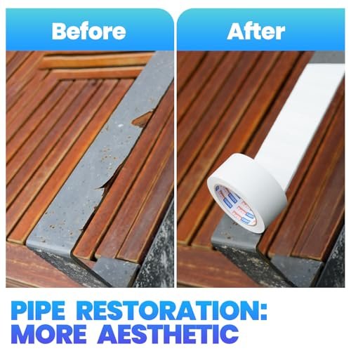 Weatherproof PVC Pipe Wrap Tape – 2" x 36 Yds, White, Corrosion Resistant - Image 6