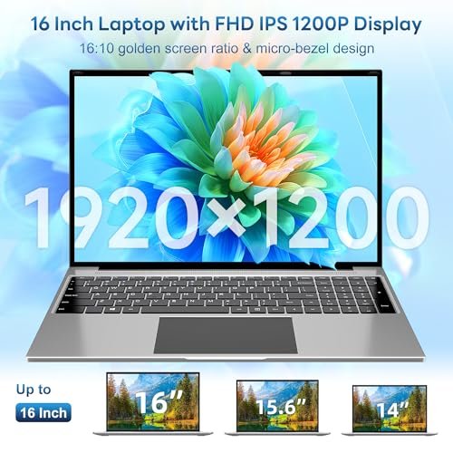 Jumper 16" Laptop, 16GB RAM, 1152GB Storage, N95 CPU, FHD Display - Image 4