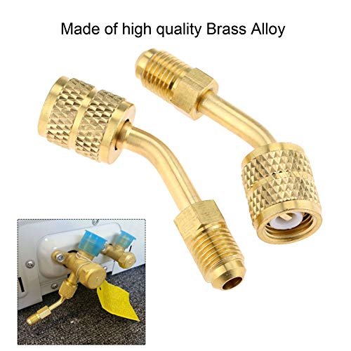 gohantee R410a Adapter 5/16" to 1/4" SAE Swivel for HVAC & AC (2 Pack) - Image 6