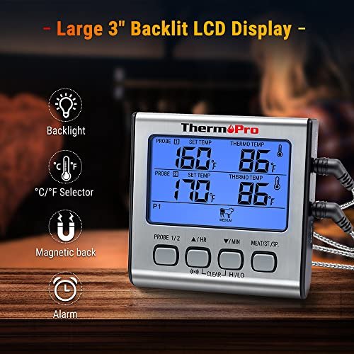 Precision Dual Probe Digital Meat Thermometer for Grill, Oven, BBQ & Smoker - Image 7