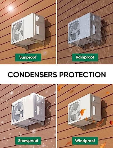 Plusluck Mini Split Wall Mount Bracket – 12,000 BTU, 330 lbs Support - Image 5