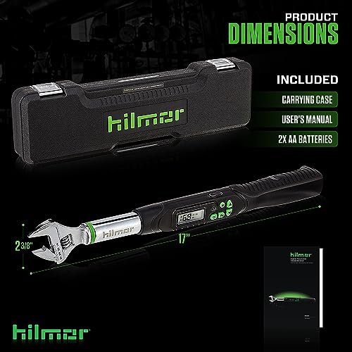 Hilmor Digital Torque Wrench – HVAC & Mini-Split Tool with LCD & Alerts - Image 4