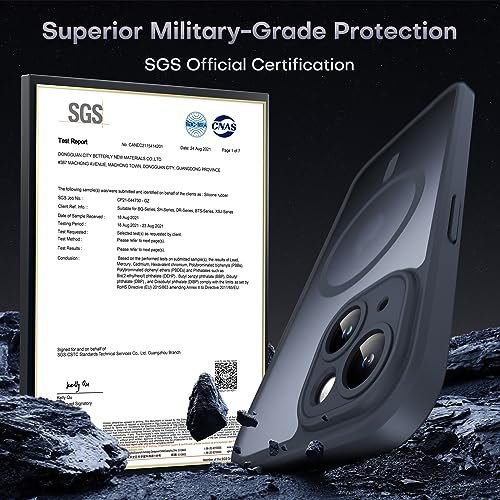 TOCOL 3-in-1 Magnetic iPhone 13 Case, MagSafe & 13FT Drop Protection - Image 4