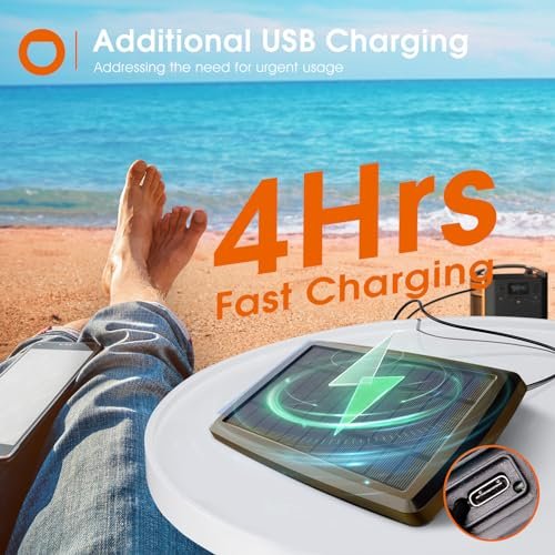 addlon 54FT Solar String Lights Outdoor, USB & Remote, 20H+ Dimmable LED - Image 5