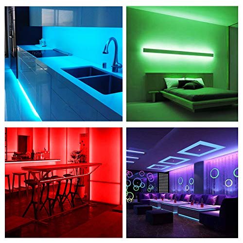 DAYBETTER 32.8ft Waterproof LED Strip Lights, Color Changing with Remote - Image 8