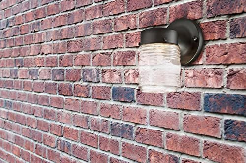 Black Jelly Jar LED Wall Light – Indoor/Outdoor, Energy-Efficient - Image 4