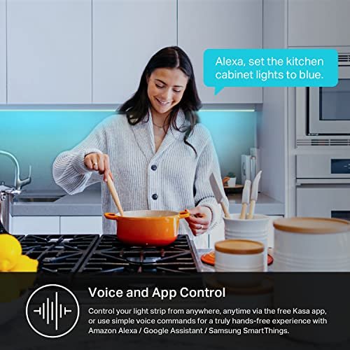 Kasa Smart LED Light Strip 32.8ft, RGB, WiFi, Alexa & Google Compatible - Image 7