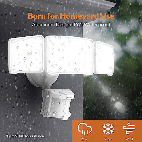 LEPOWER Motion Sensor LED Security Light: 38W 4200LM Outdoor Flood Lamp - Image 5