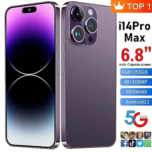 Powerful 6.82" MMY I14 Pro MAX Unlocked Smartphone | 6GB+256GB | Android 13 - Image 3