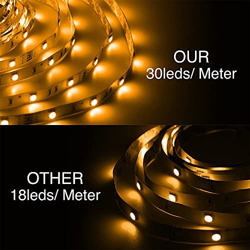 DAYBETTER 32.8ft Waterproof LED Strip Lights, Color Changing with Remote - Image 6