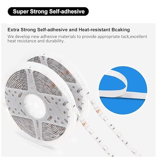 DAYBETTER 32.8ft Waterproof LED Strip Lights, Color Changing with Remote - Image 2