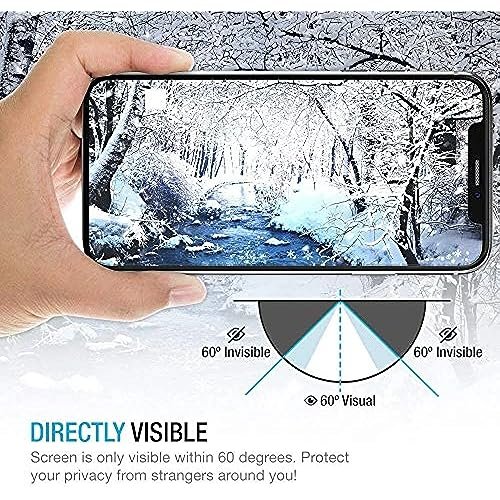 iPhone 11/XR Privacy Screen Protector | Anti-Spy Tempered Glass | 2 Pack, Easy Install - Image 5