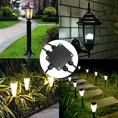 Kekeou 5-Way Outdoor Electrical Junction Box, Waterproof Cable Connector - Image 6