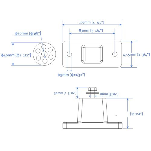 Heavy-Duty Vibration Damping Bracket for Mini Split AC Condenser Mount - Image 2