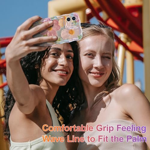 Chic Floral iPhone 11 Case - Retro Oil Painting Design Protective Cover Green - Image 6