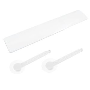 Portable Car AC Windshield Vent Cover – White PP Heat Block Shield