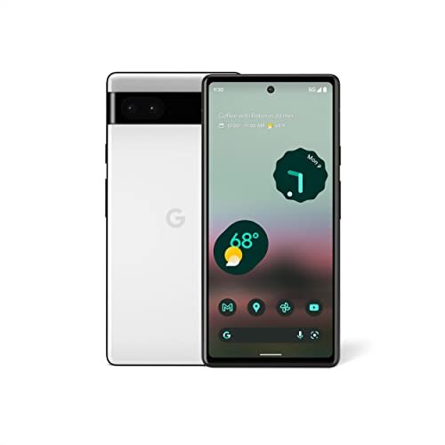 Google Pixel 6a 5G, US Version, 128GB, Chalk - Unlocked (Renewed)