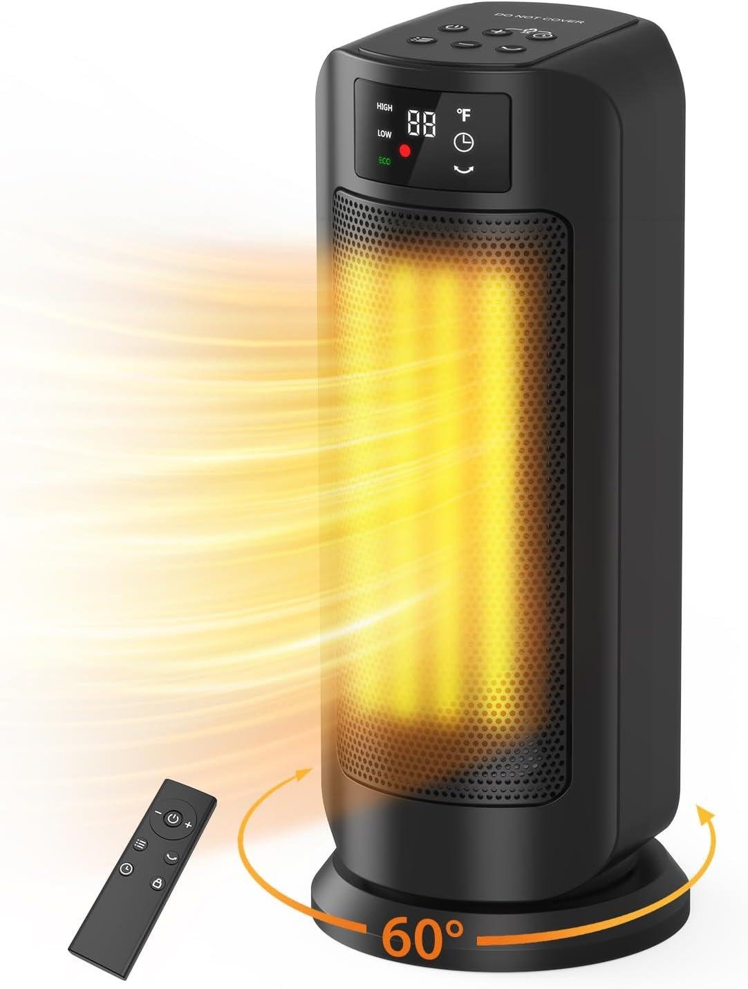 Stay Cozy with Our 1500W Portable Space Heater: Safe, Smart, Stylish!