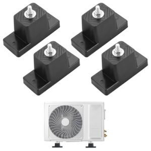 NATGAI 4-Pack Rubber Mounts for Mini Split AC Condenser Noise Control