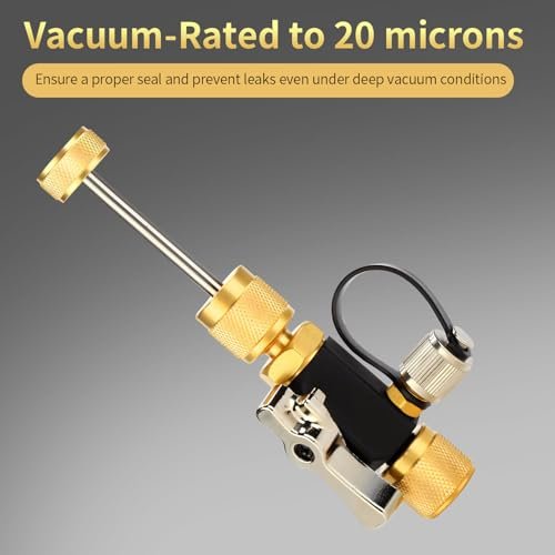 YUNPLE HVAC Valve Core Remover Tool | 1/4" Mega Flow Vacuum Tool - Image 2
