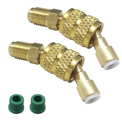 R410A Mini Split Adapter | 5/16" to 1/4" Flare Fitting | HVAC Charging Tool