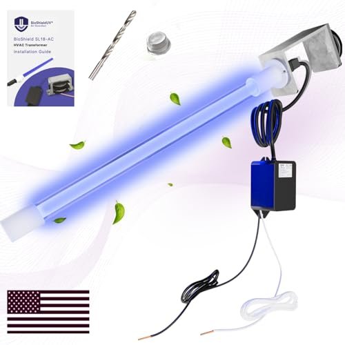 UV Air Purifier HVAC AC Cooling System UV-C Light Sterilization Magnetic Mount