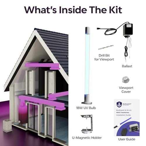 UV Air Purifier HVAC AC Cooling System UV-C Light Sterilization Magnetic Mount - Image 6