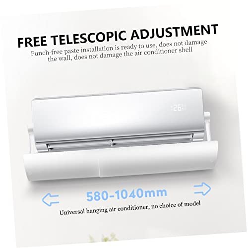 Portable Car AC Windshield Vent Cover – White PP Heat Block Shield - Image 6