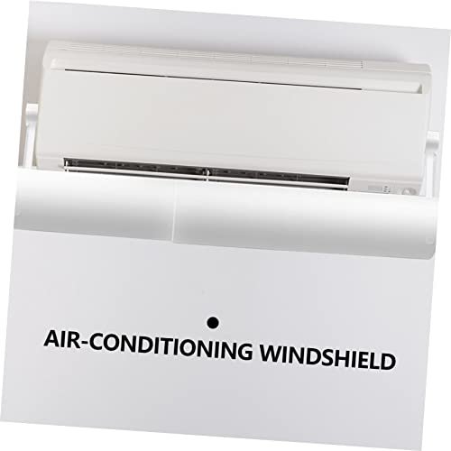 Portable Car AC Windshield Vent Cover – White PP Heat Block Shield - Image 4