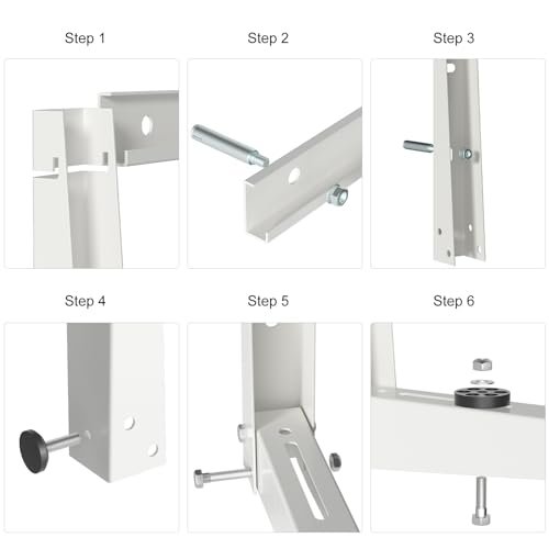 Heavy-Duty Universal Mini Split AC Wall Mount Bracket | 330lb Capacity | 7-18k BTU - Image 6