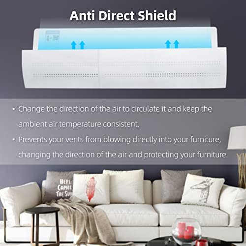 Adjustable AC Air Deflector - Prevent Direct Airflow, Improve Home Cooling Comfort - Image 2